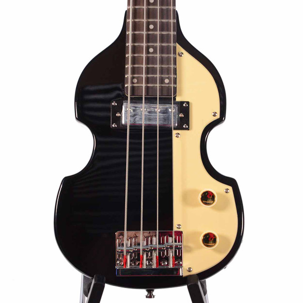 Hofner Shorty Violin Bass CT - Black - The Music Den
