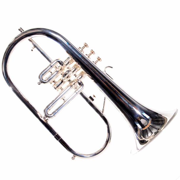 Getzen Eterna 895 Bb Flugelhorn w/Double Case USED - The Music Den