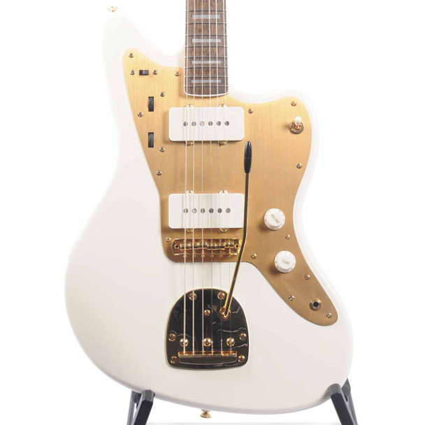 Squier 40th Anniversary Jazzmaster Gold Edition - Olympic White USED Top