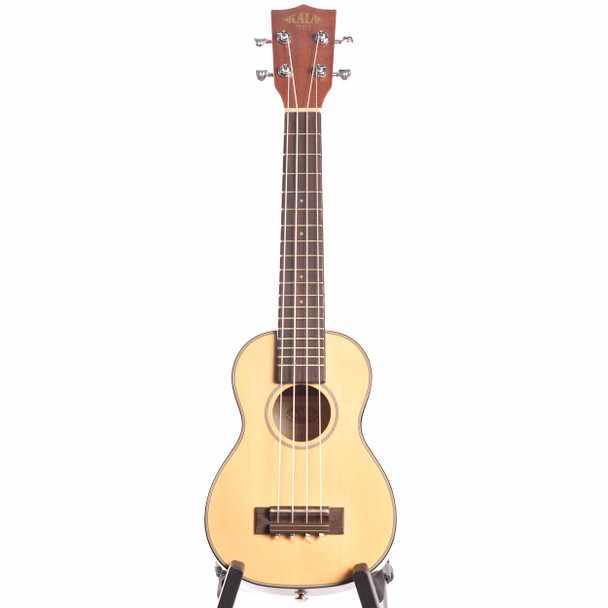 Kala KA-SSLNG Soprano Ukulele w/Case USED Front