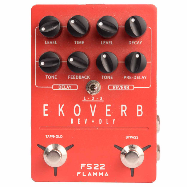 Flamma Ekoverb Delay & Reverb Pedal USED Flamma Ekoverb Delay & Reverb Pedal USED