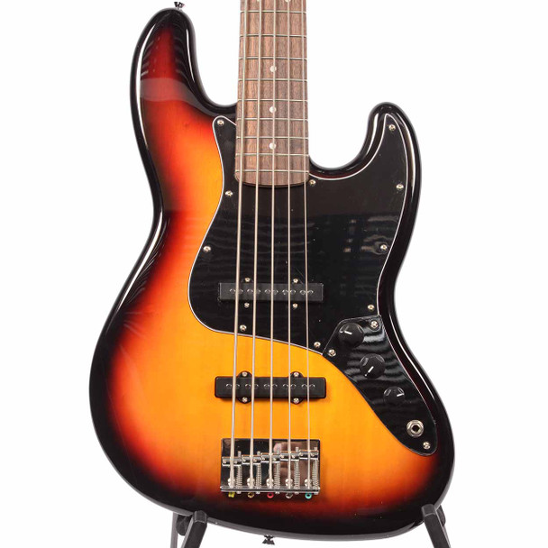 Squier® Affinity Series Jazz Bass 5-String - 3-Color Sunburst Top