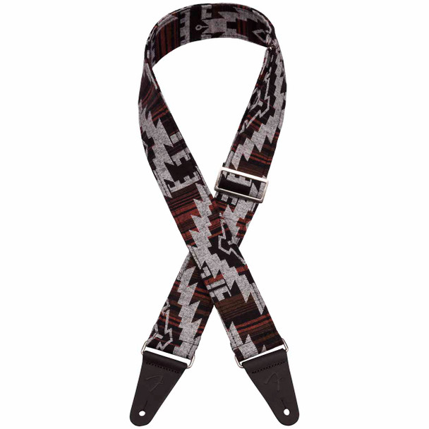 Fender Zion Strap, Black Aztec, 2"