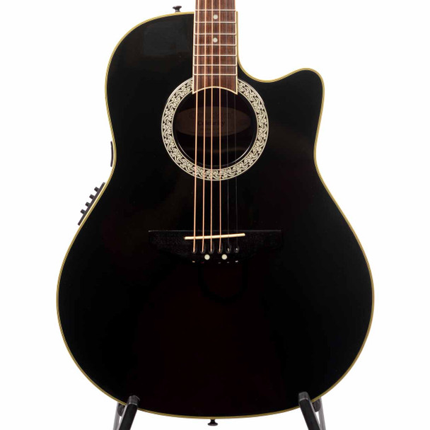 H*E様 Celebrity by Ovation CC57 Ovation CC057 Celebrity A/E Guitar - Black w/OHSC USED - The