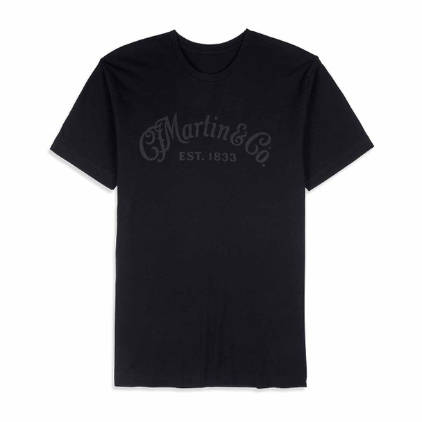 Martin Tone On Tone T-Shirt (Black) - M