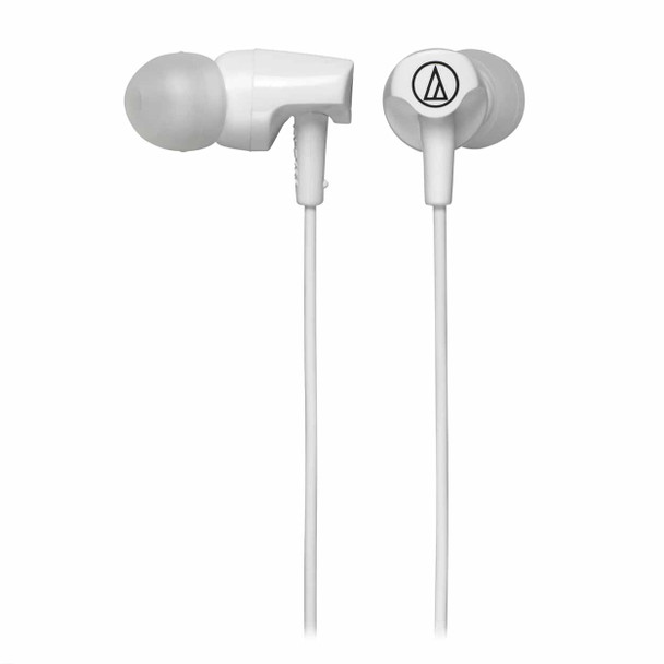 Audio Technica SonicFuel® In-ear Headphones with In-line Mic & Control - White