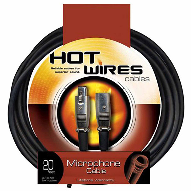 Hot Wires Microphone Cable (XLR-XLR) - 20'