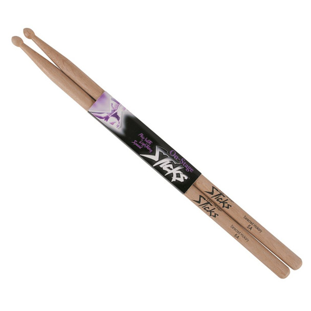 On Stage Hickory 5A Drum Sticks Pair