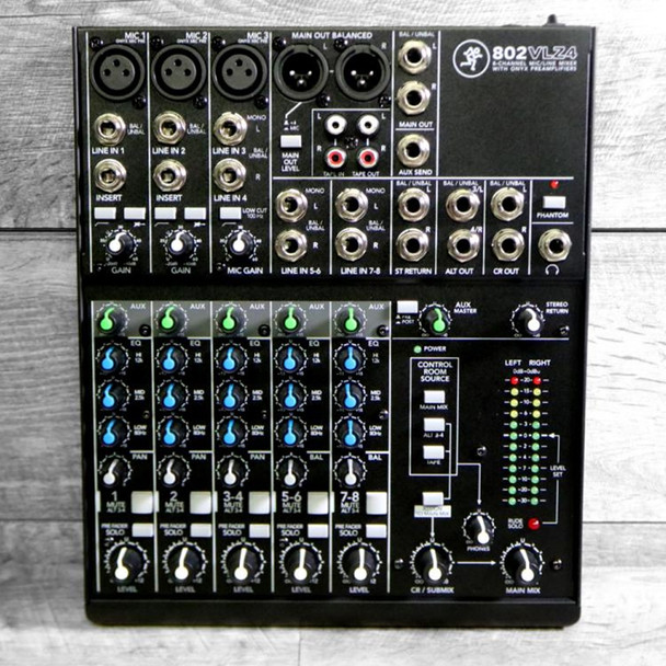 Mackie 802VLZ4 8 Channel Ultra Compact Mixer