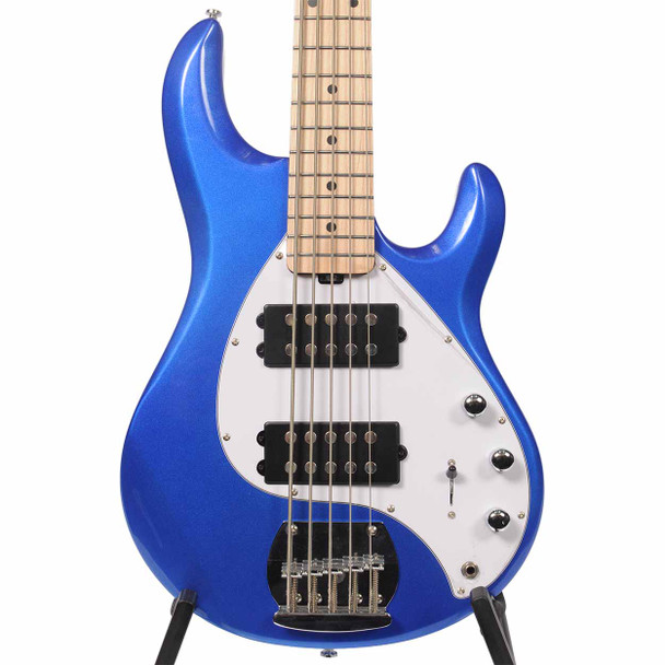Sterling by Music Man StingRay5 Bass Guitar - Cobra Blue Top