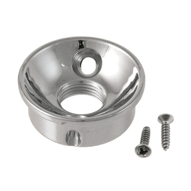 All Parts Retrofit Jack Plate for Tele - Chrome Plated Brass AP-5270-010
