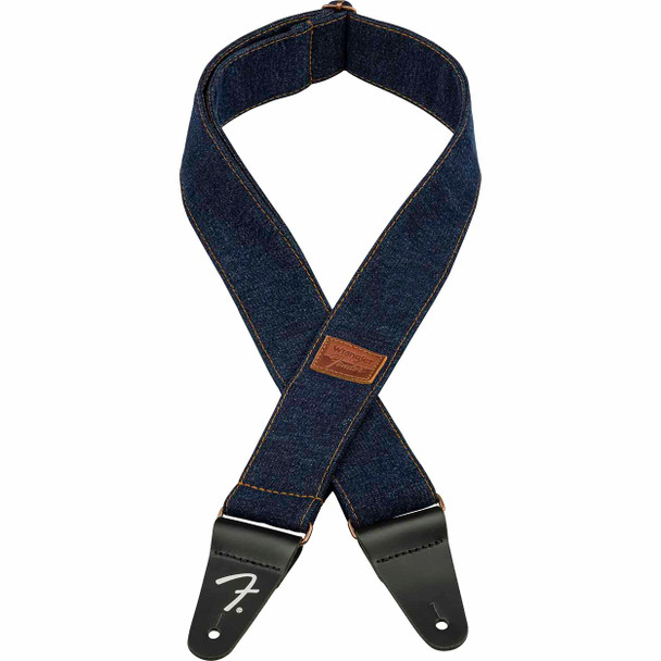 Fender® x Wrangler® Denim Strap, Dark Indigo