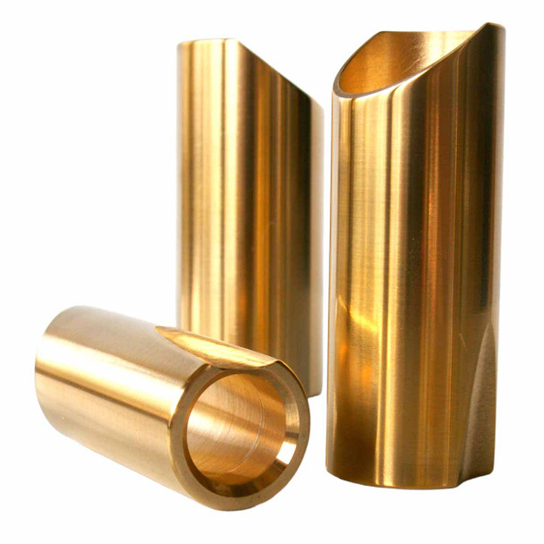 Rock Slide Polished Brass Guitar Slide - Small