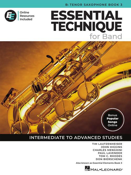 Essential Technique for Band with EEi - Intermediate to Advanced Studies [Tenor Sax]