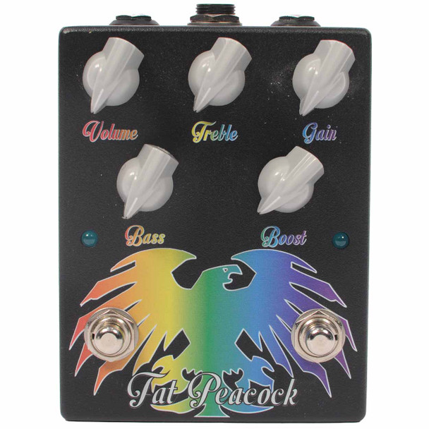 AJ Peat Fat Peacock Boost Pedal with Box Used