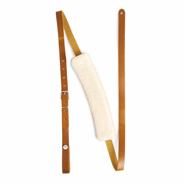 Martin Vintage Leather Acoustic Straps with Padded Slider - Tan