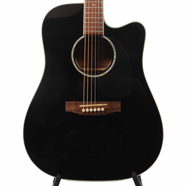 Takamine EG341SC Acoustic Guitar Black Used - The Music Den
