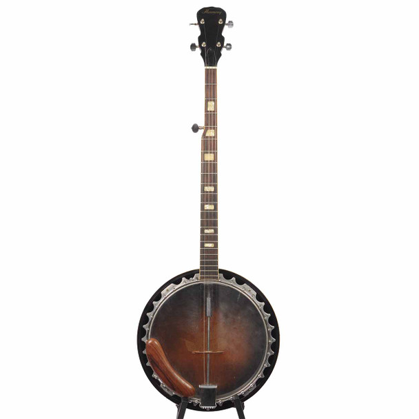 Harmony H-409 Double Eagle 5 String Banjo w/Chipboard Case Used