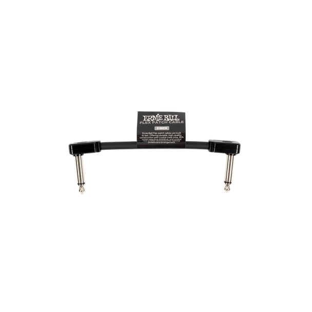 Ernie Ball Flex Patch Cable 3in - Black - Single