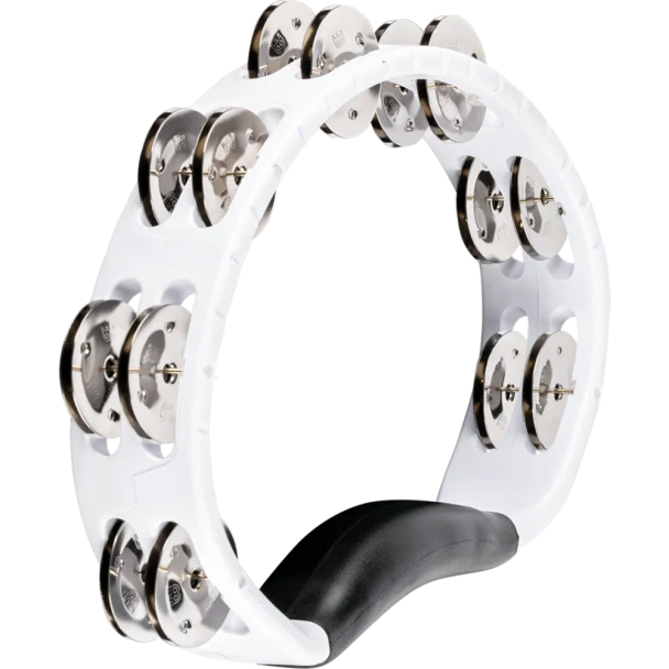 Meinl Percussion Headliner® Series Hand Held ABS Tambourine - White