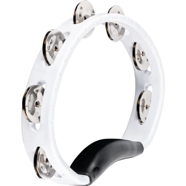 Meinl Percussion Headliner® Series Hand Held ABS Tambourine - White