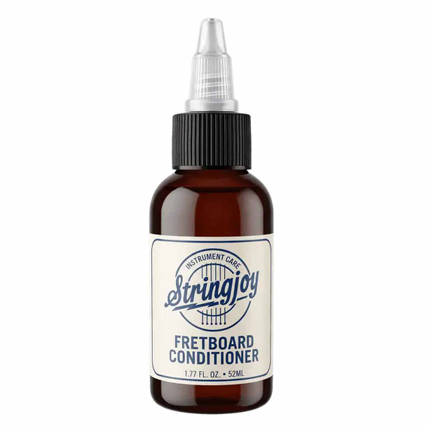 Stringjoy SJ-CAR004 Fretboard Conditioner cleans, nourishes, and protects unfinished wood fretboards. card