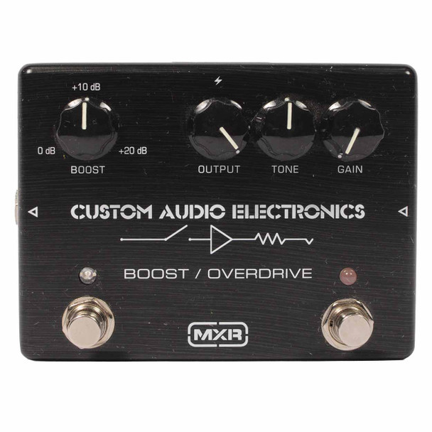 MXR MC402 Custom Audio Electronics Boost/Overdrive Guitar Effects Pedal Used card