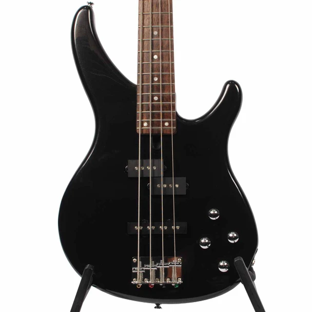 Yamaha TRBX204 Bass Guitar with Gig bag - Galaxy Black - Used card