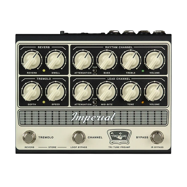 Tone King Imperial High-Voltage Tri-Tube Preamp Pedal card