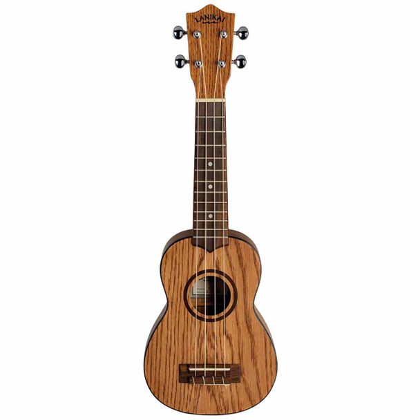 Lanikai OA-S Oak Soprano Ukulele w/Bag card