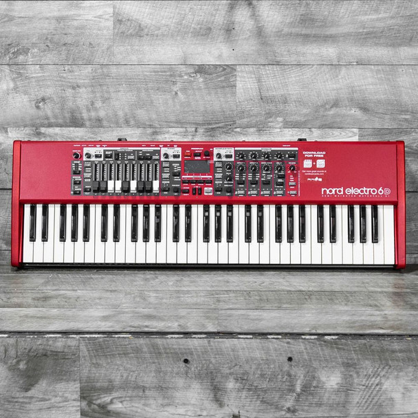 Nord Electro 6D Stage Piano - 61 Key Semi-Weighted  Action, w/9 Drawbars