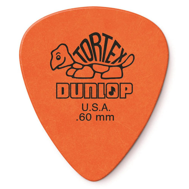 Dunlop Manufacturing Tortex .60mm Picks, 12-Pack