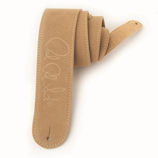 Paul Reed Smith Guitars Suede Guitar Strap, Tan 2.5in