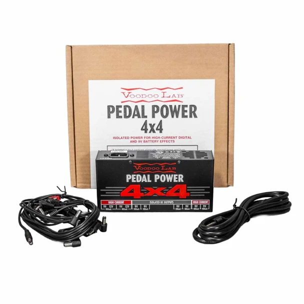 Voodoo Lab Pedal Power 4x4 Power Supply card