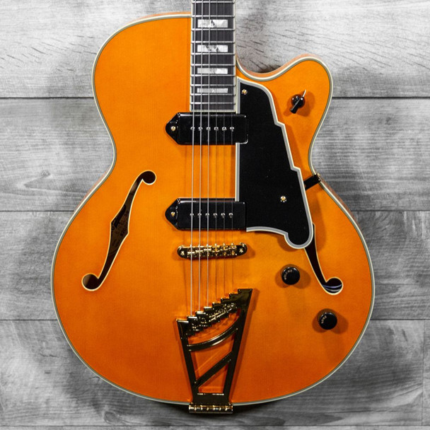 D'Angelico Excel 59 Fully Hollow Single Cutaway w/Case - Vintage