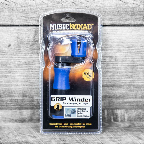 Music Nomad GRIP Winder - Rubber Lined, Dual Bearing Peg Winder