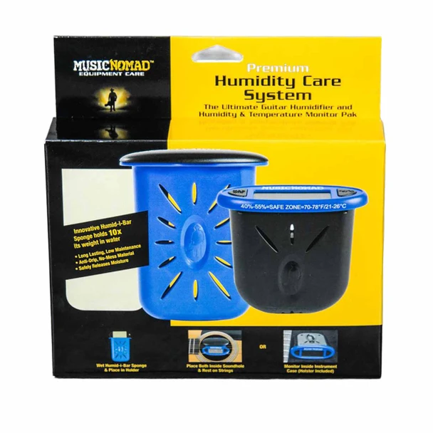 Music Nomad MN306 Premium Humidity Care System - Humitar + HumiReader card
