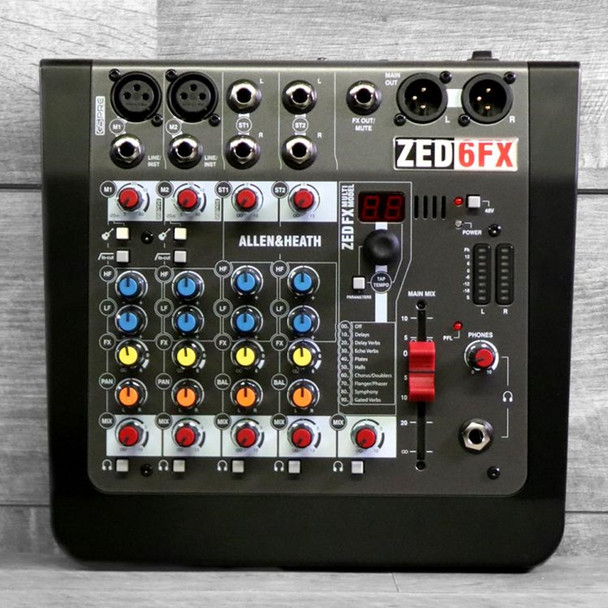 Allen & Heath ZED6FX Unpowered Mixer w/FX