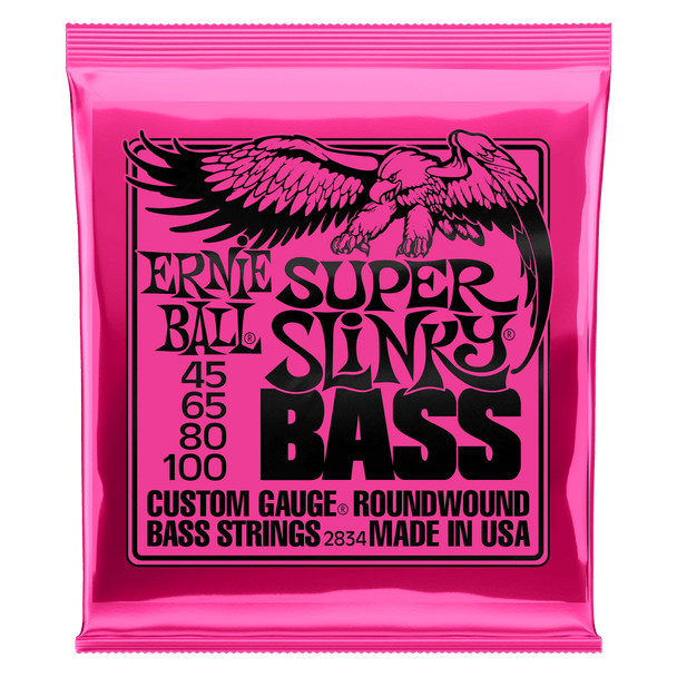 Ernie Ball Super Slinky Bass Nickel Wound .045 - .100 Strings
