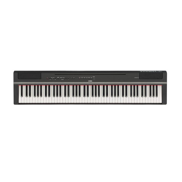 Yamaha P-125B Digital Piano w/Weighted Action & Footswitch - Black
