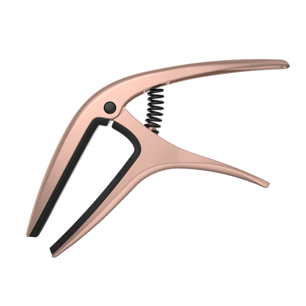 Ernie Ball Axis Dual Radius Capo Rose Gold Satin card