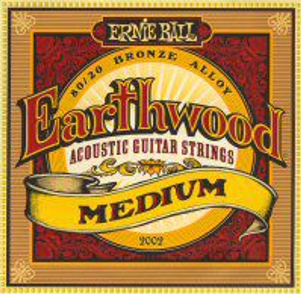 Ernie Ball Earthwood Medium .013 - .056 Acoustic 80/20 Bronze Strings