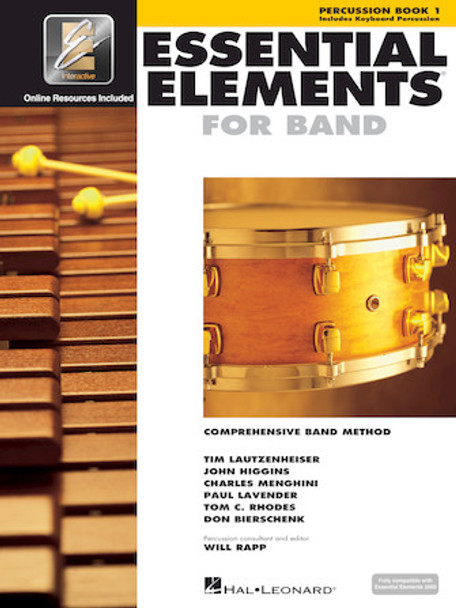 Essential Elements for Band - Percussion/Keyboard Percussion Book 1 with EEi