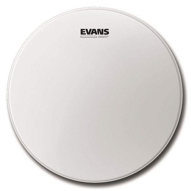 Evans Power Center Coated Reverse Dot Snare Batter Drum Head, 10"
