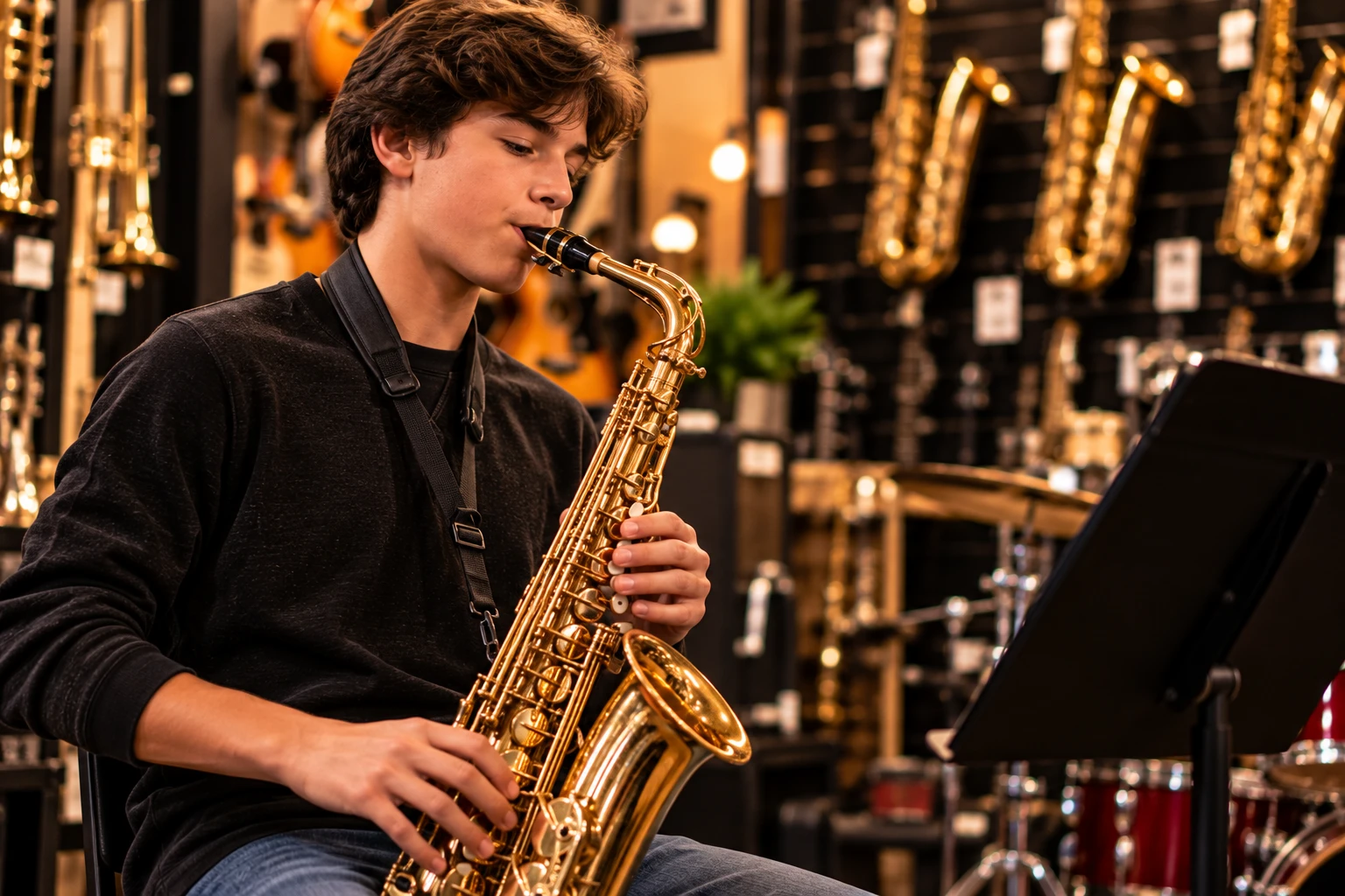 Saxophone Lessons at The Music Den