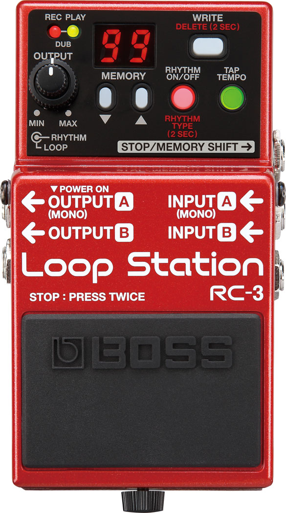 ギター RC-3 LOOP STATION Amazon.com: BOSS RC-3 Loop Station Pedal, red : Musical