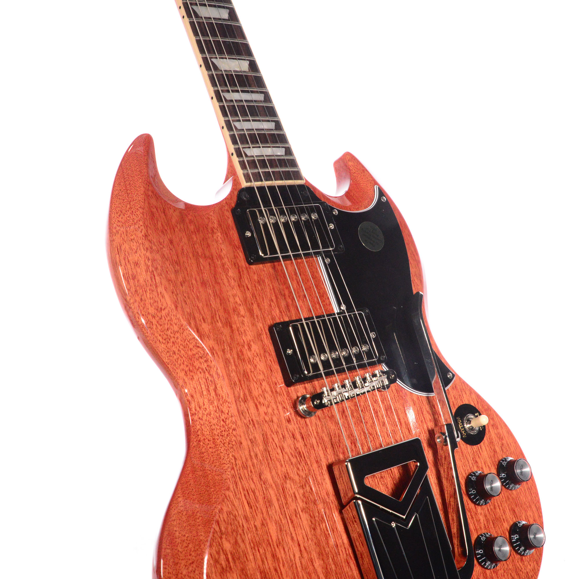 SG Standard '61 Sideways Vibrola - Vintage Cherry - The Music Den