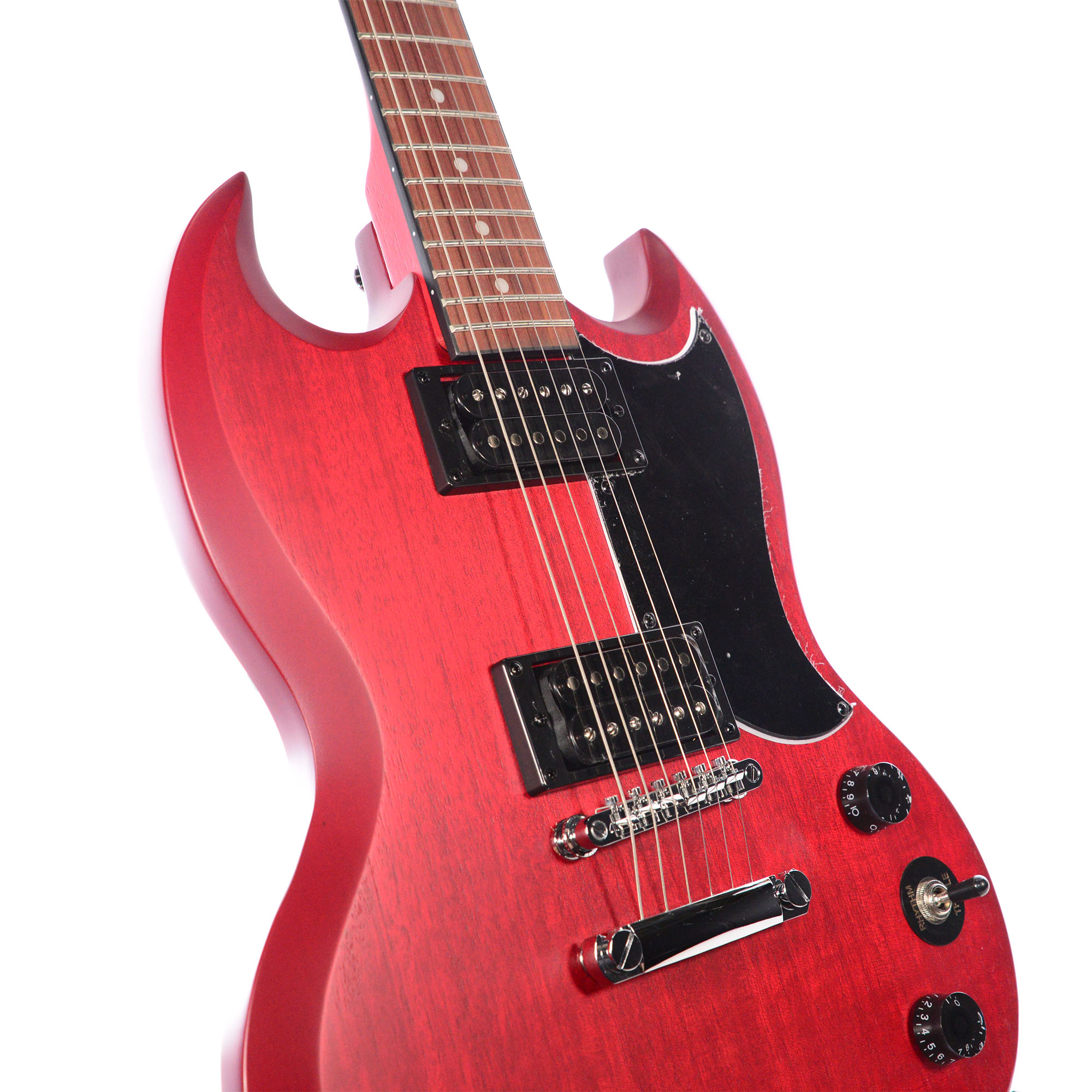 SG Special Satin E1 Vintage Worn Heritage Cherry - The Music Den