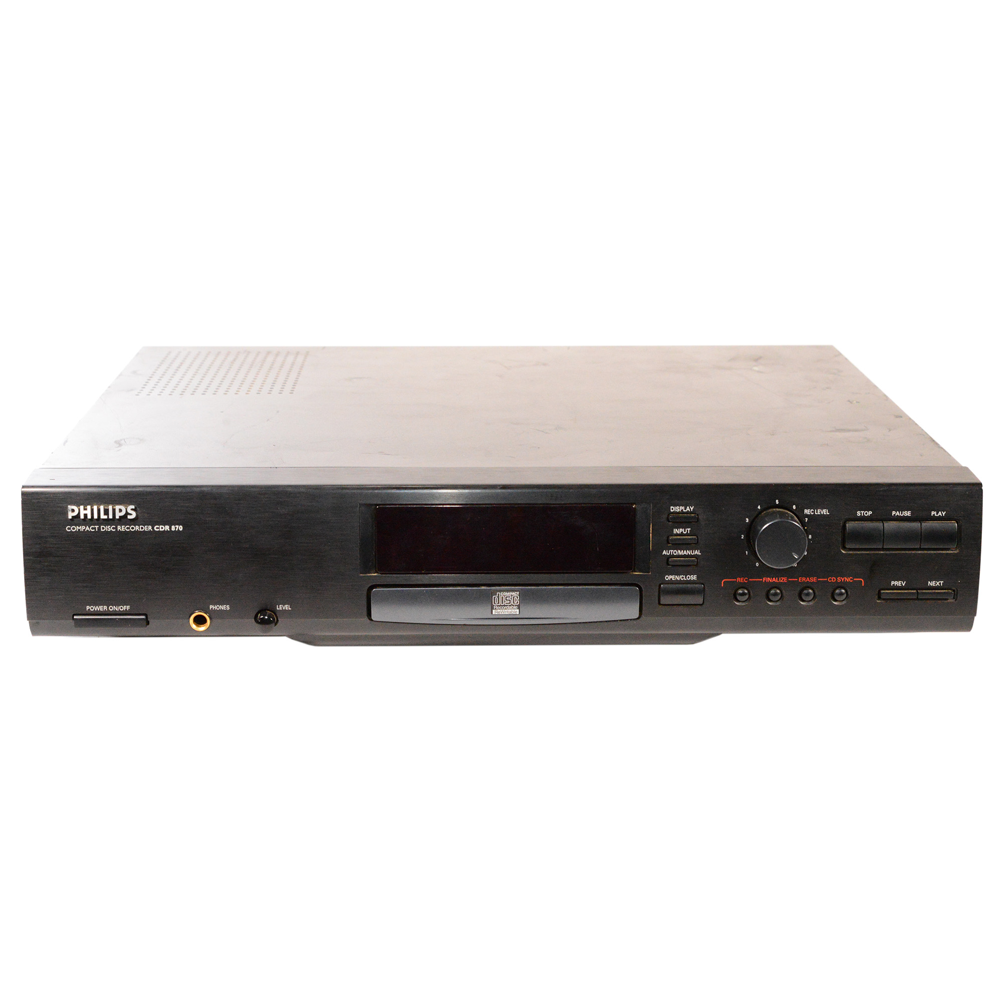 フィリップスCDR870はいかが？ Philips CDR870 Compact Disc Recorder USED - The Music Den