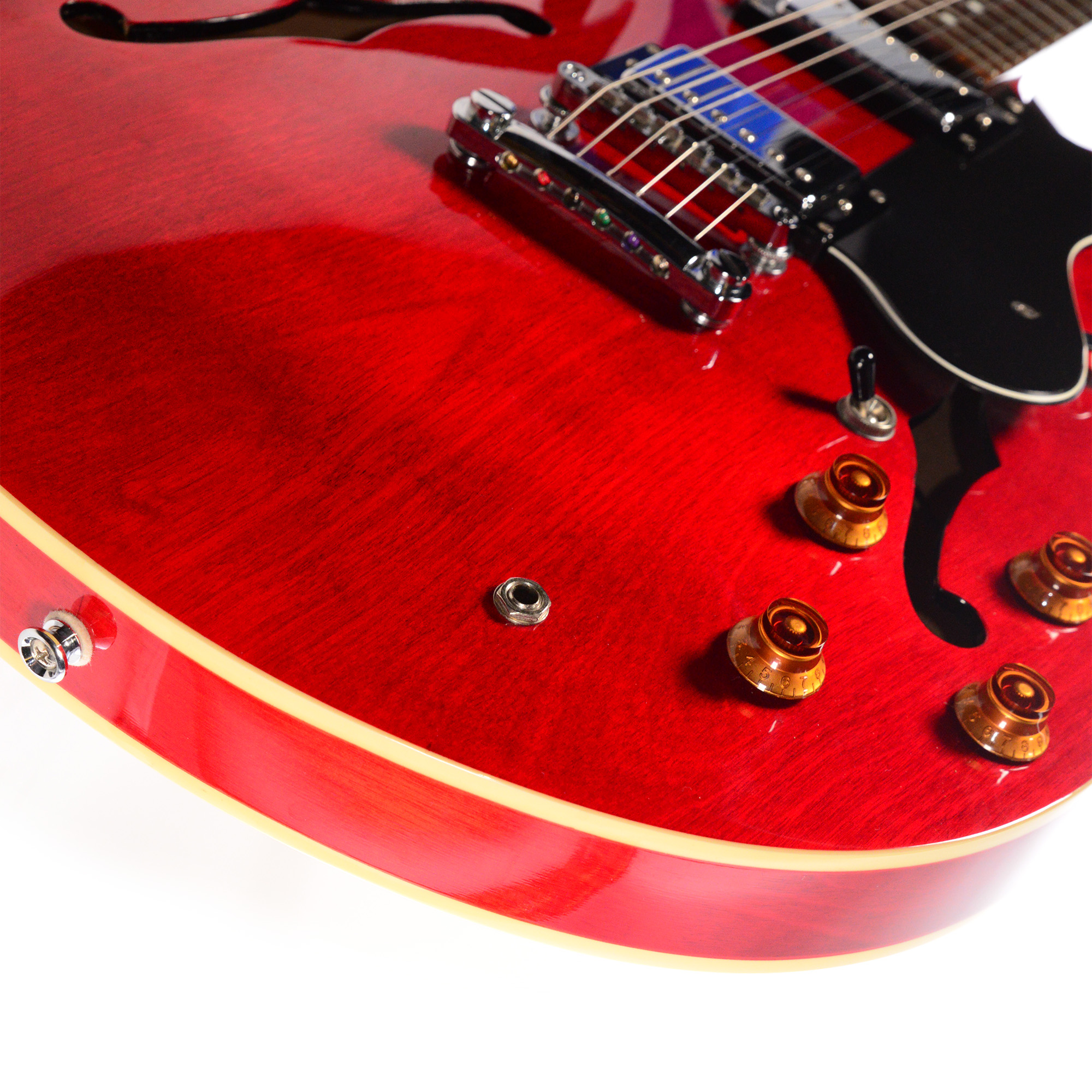 エピフォンES-335 DOT チェリーレッド美品❗️ EPIPHONE DOT ES-335 type Cherry Semi-Acoustic Electric